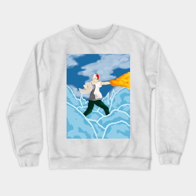 Icy Hot Boy! Crewneck Sweatshirt by artsyreader